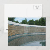 Carte Postale Mur du Souvenir de la Liberté de la Seconde Guerre (Devant / Derrière)