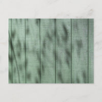 Mur en bois vert rustique avec ombres tressées/Lum