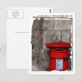 Carte Postale Mur et boîte postale (Devant / Derrière)