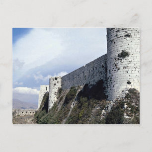 Carte Postale Mur extérieur, Krak des Chevaliers, Syrie