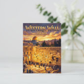 Carte Postale Mur occidental Israël (Debout devant)