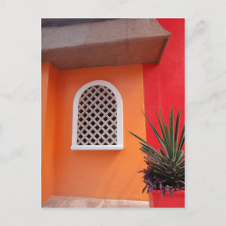 Carte Postale Mur orange Mexique