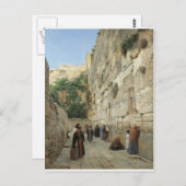 Carte Postale Mur pleurant par Gustav Bauernfeind (Devant / Derrière)