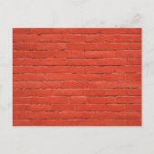 Carte Postale Mur rouge orange (Devant)