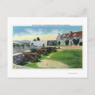Carte Postale Mur Sud, Bastion Sud-Ouest, Casernes Sud