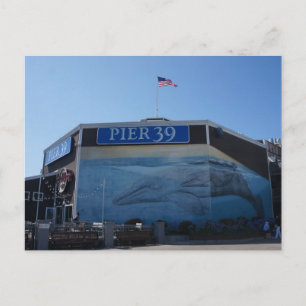 Carte postale murale San Francisco Pier 39 Whale