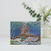 Carte postale murale Tarpon Springs Sponge Diver (Debout devant)