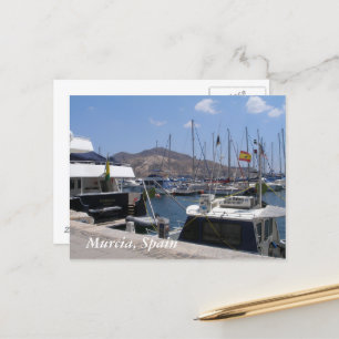 Carte Postale Murcia, Espagne Bateaux dans la marina
