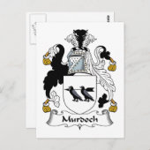 Carte Postale Murdoch Family Crest (Devant / Derrière)