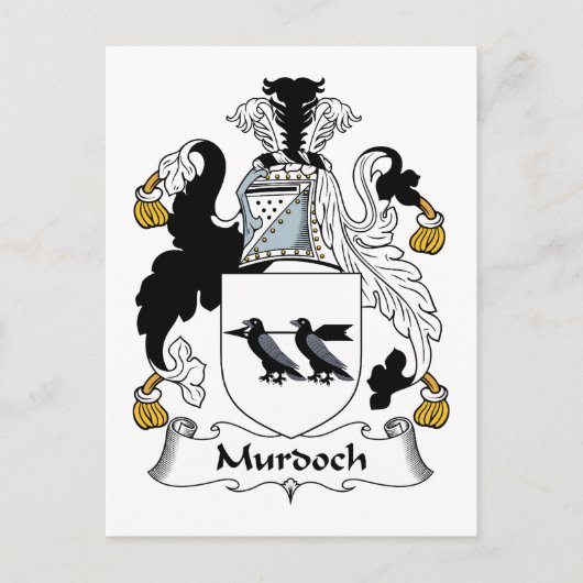 Carte Postale Murdoch Family Crest (Devant)