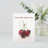 Carte Postale mûre cerise (Debout devant)