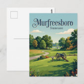 Carte Postale Murfreesboro, Tennessee (Devant / Derrière)