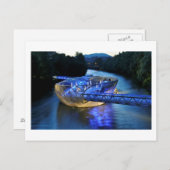 Carte Postale Murinsel futuriste (Mur Island), Graz, Autriche (Devant / Derrière)