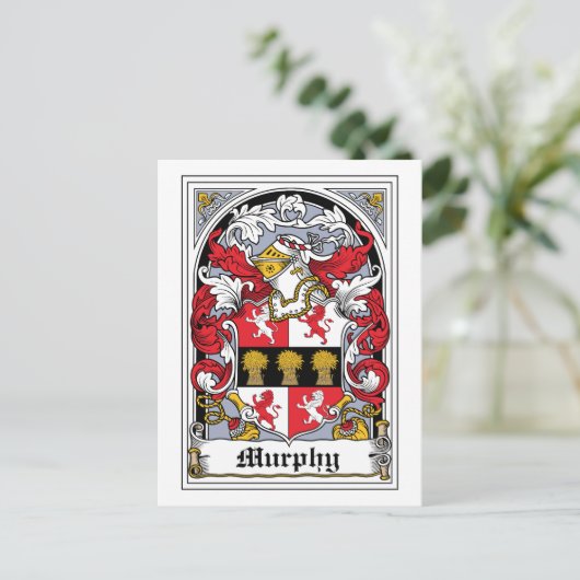 Carte Postale Murphy Family Crest (Debout devant)