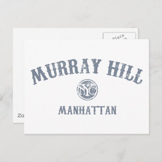 Carte Postale Murray Hill (Devant / Derrière)