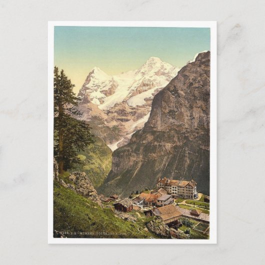 Carte Postale Murren, Alpes de DES d'hôtel, Bernese Oberland, (Devant)