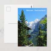 Carte Postale Murren en Suisse (Devant / Derrière)