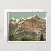 Carte Postale Murren, vue générale, Oberland bernois, Suisse (Devant / Derrière)