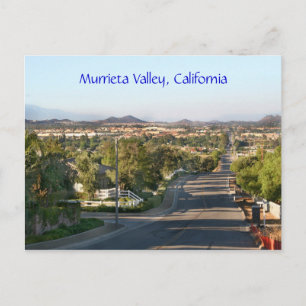 Carte Postale Murrieta Valley, Californie