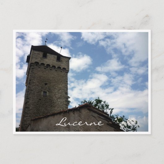 Carte Postale murs anciens lucerne (Devant)