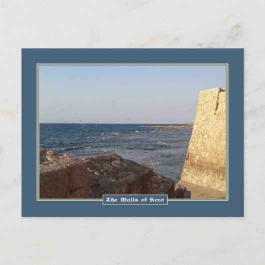 Carte Postale Murs d'Acco (Devant)