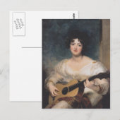 Carte Postale Murs de Bildnis der Lady (Devant / Derrière)