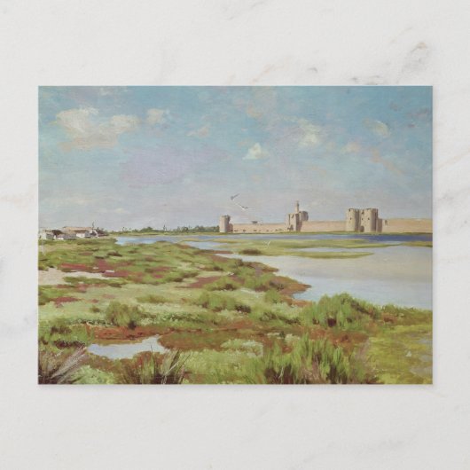 Carte Postale Murs de la ville d'Aigues-Mortes, 1867 (Devant)