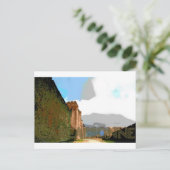 Carte Postale Murs de la ville de Carcassonne (Debout devant)