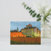 Carte Postale Murs de la ville de Varsovie Pologne (Debout devant)