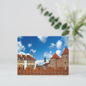 Carte Postale Murs de la ville de Varsovie Pologne (Debout devant)