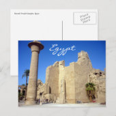 Carte Postale murs karnak (Devant / Derrière)