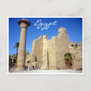 Carte Postale murs karnak egypte