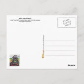 Carte Postale Mursi Girl with Leaf "Band-aid" (Dos)