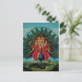 CARTE POSTALE MURUGAN HINDU DIEU (Debout devant)