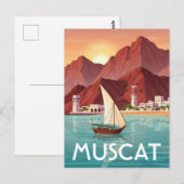 Carte Postale Muscat Oman Travel (Devant / Derrière)