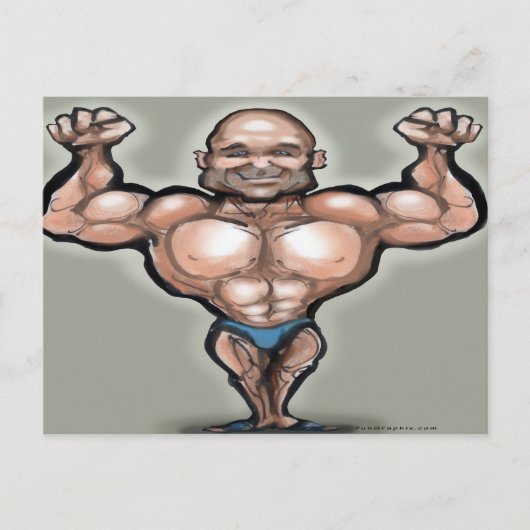 Carte Postale Muscle Dude (Devant)