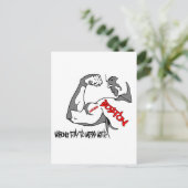 Carte Postale Muscle fort de Boston (Debout devant)