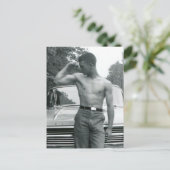 Carte Postale Muscle Vintage (Debout devant)