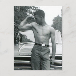 Carte Postale Muscle vintage
