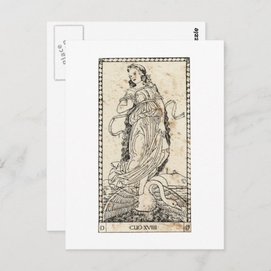 Carte Postale Muse Klio Clio Geschichte (Devant / Derrière)