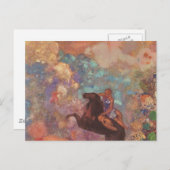 Carte Postale Muse Sur Pegasus (Devant / Derrière)