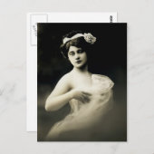 Carte Postale Muse vintage I (Devant / Derrière)