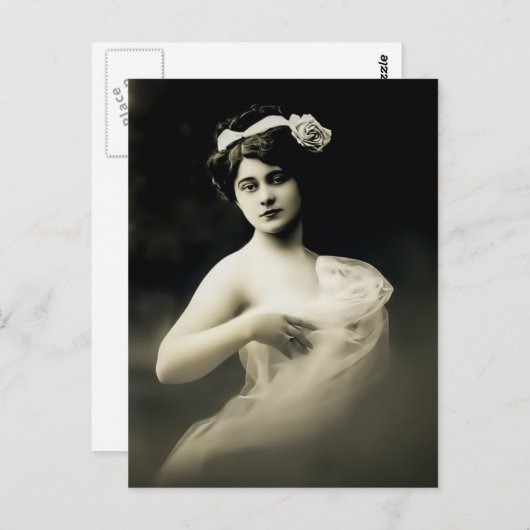 Carte Postale Muse vintage I (Devant / Derrière)