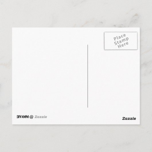 Carte Postale Muse vintage I (Dos)