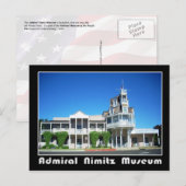Carte Postale Musée Admiral Nimitz, Fredericksburg, Texas (Devant / Derrière)