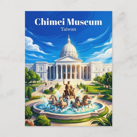 Carte Postale Musée Chimei Taïwan (Devant)