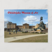 Carte Postale Musée d'art de Philadelphie (Devant)