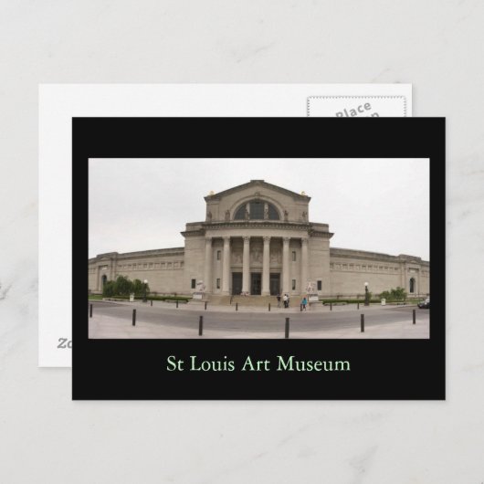 Carte Postale Musée d'Art de St Louis (Devant / Derrière)