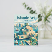 Carte Postale Musée d'Art islamique Qatar (Debout devant)