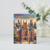 Carte Postale Musée d'Art Wadsworth Atheneum Connecticut (Debout devant)